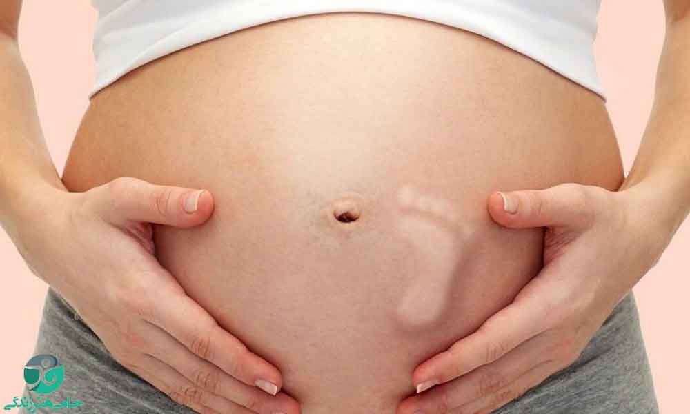 لگد زدن زیبایی جنین از چند ماهگی شروع میشود
